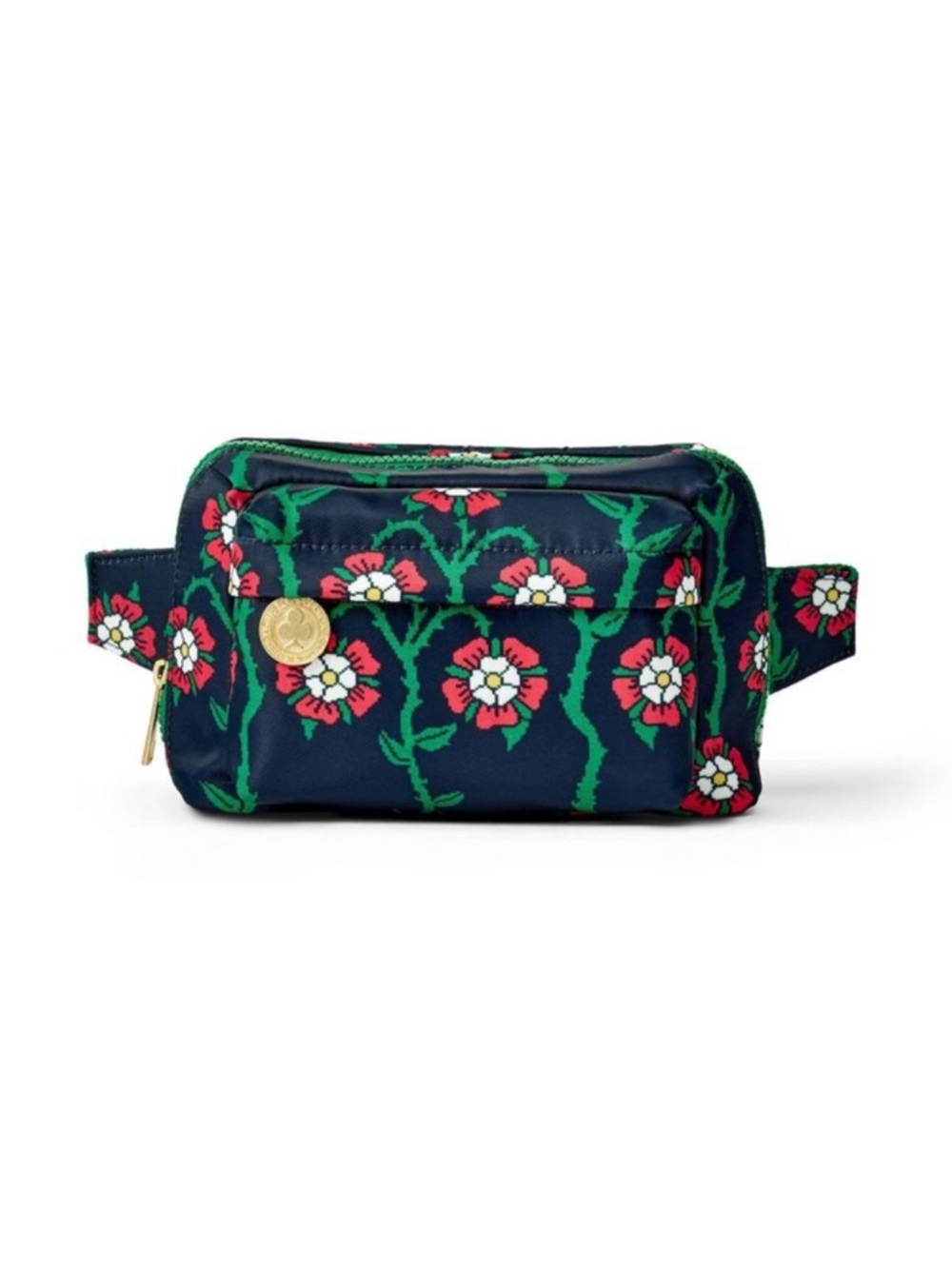 Rowing Blazers Navy Floral Crossbody Waist Bag